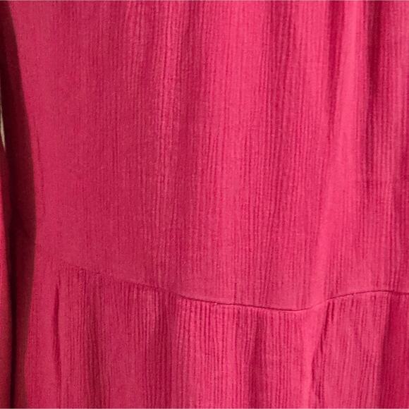 Loft Boho Comfy Pink Long Sleeve Women's Dress Size Small - Picture 4 of 6